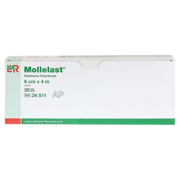 MOLLELAST Binden 6 cmx4 m weiß 20 St
