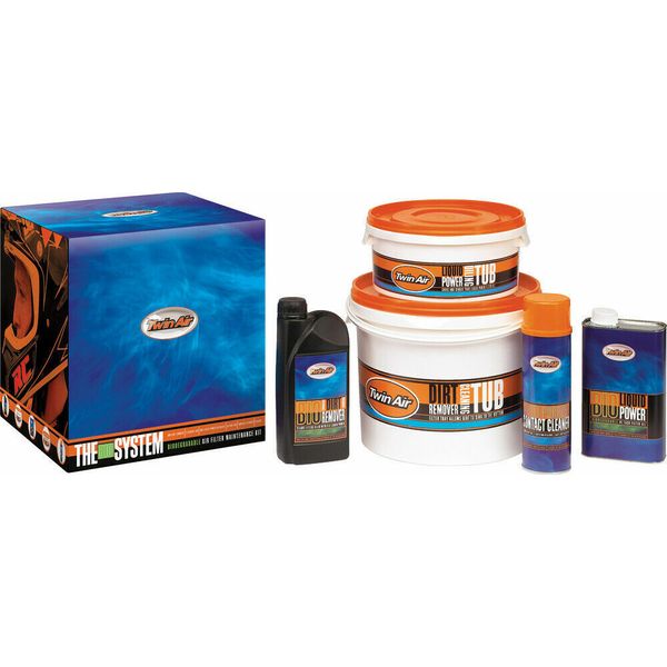 Twin Air The System 159000 Filter Cleaner/Oil/Tub