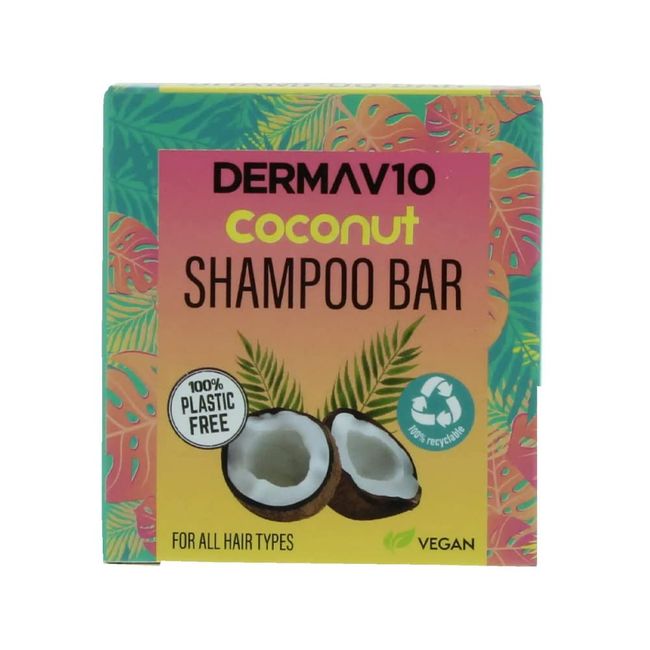 MAM DERMA V10 50G Shampoo BAR Coconut White
