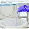 Bedside Commode Liners for Portable Toilet Chair Bucket and Bedpan | Value... 