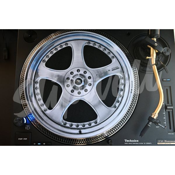 Junction Produce Scara Wheel Record Player Slipmat
