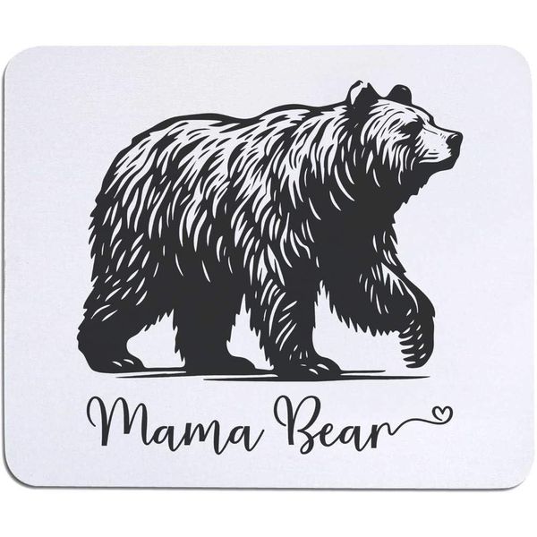 Azeeda 'Mama Bear' Mouse Mat/Desk Pad (MO00037421)