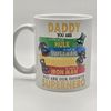 Fathers Day Mug Gift. Daddy You are a Superhero
