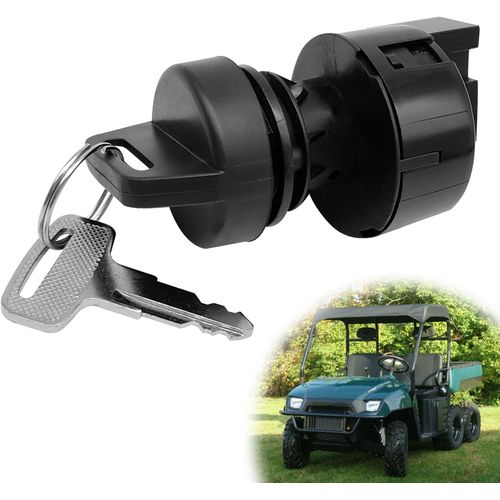 Ignition Key Switch 3 Position 6 Pins Compatible with Polaris Ranger 400 425 500 570 700 800 900 1000 Sportsman 300 325 400 450 500 550 570 700 800 RZR 570 800 900&More-Replace 4011002 4012165 4010390