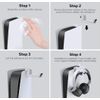 Headphone Holder Hanger Mount Stand Protects 5 Hooks for PlayStation