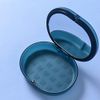 New Double-layer Retainer Storage Case with Belt Chewing,Removal Tool,Cleaning Brush,Built in Mirror Orthodontic Retainer Case,Mouth Guard Case,Denture Case