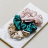 MONPURE, Style and Protect Silk Scrunchie Trio