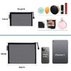 besharppin Mesh Makeup Pouch, Pack of 6, Makeup Pouch, Cosmetic Storage, Small Items, Business Trips and Travel (Black)