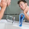 Manual Razor Travel Case Portable Plastic Manual Razor Trimmer Protector Black