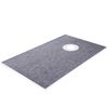 VEVOR Shower Curb Kit 38"x60" with Offset Drain ABS Waterproofing