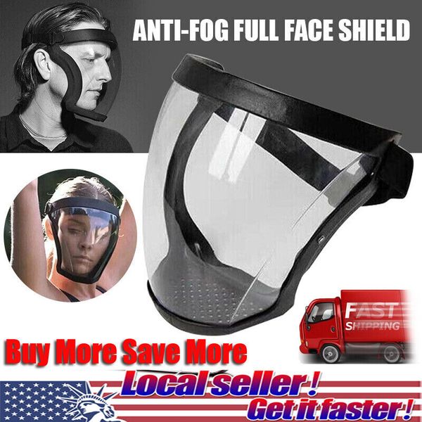 Full Face Super Protective Anti-Fog Mask Shield Safety Transparent Head Cover US