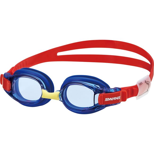 Swans SJ-8N BL Swimming Goggles, Made in Japan, Blue, For Kids 3 to 8 Years Old