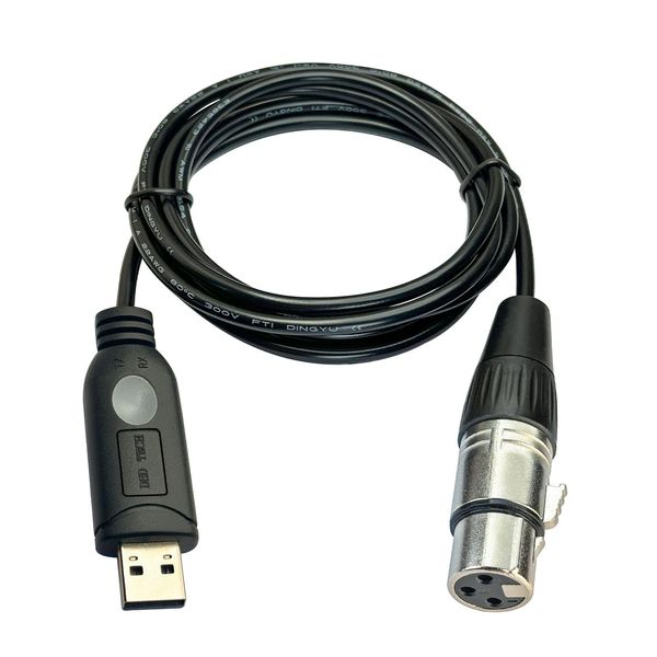 DSD TECH SH-AU20A USB to XLR Cable for Dynamic Microphones such as Shure(5.9FT)