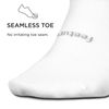 Feetures Unisex High Performance Ultra Light No Show Tab Sock Solid (Small, White)