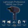 Carmen C81065BC Twilight Lightweight Professional Hair Dryer with 3 Heat/2 Speed Settings, Cool Shot Function, 1800W, Blue and Champagne