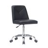 VERSA Nail Technician Stool Adjustable Height 18" to 24", Black