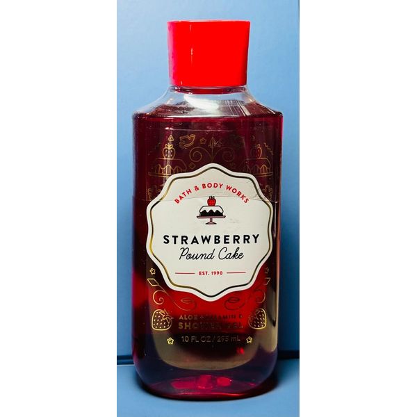 *NEW* STRAWBERRY POUND CAKE ~ SHOWER GEL ~ Bath & Body Works ~ SHIPS FREE!