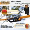 Ninja Warrior Monkey Bar Kit 50FT Kids Slackline Obstacle Course w/ 1 Tree Swing