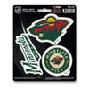FANMATS NHL Minnesota Wild Team Decal, 3-Pack
