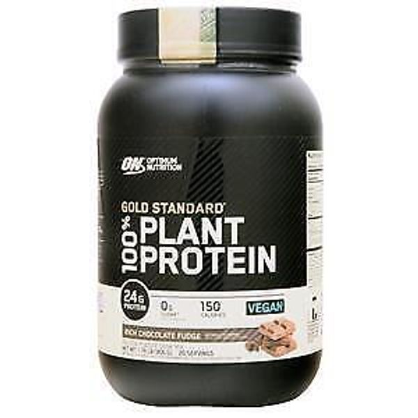 Optimum Nutrition 100% Plant Protein - Gold Standard Rich Chocolate Fudge