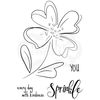 Jane Gill - Clear Singles Poppy Sketch - Stamp, Transparent