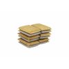 Superio Gold and Silver Kitchen Metallic Sponges Scrubber (12 Pack)
