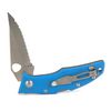 ARIAT G10 Serrated Blade Folding Knife, Blue, 2.5" Blade (Small)