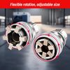 NIYATA 3Pcs Multi-Function Universal Socket Wrench Tool,Universal Socket,Universal Adjustable Socket Wrench (1 Pcs Ratchet Wrench,1 Pcs Extension Rod)