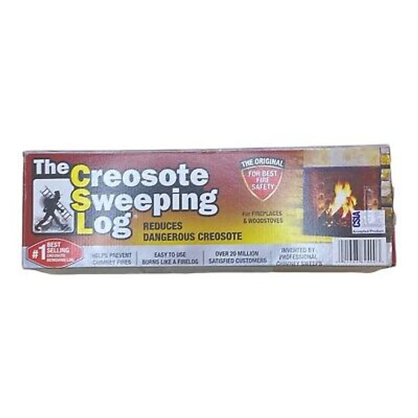 New CSL Creosote Sweeping Log Fireplaces & Woodstoves Chimney Maintenance