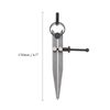 Kozelo Spring Joint Caliper - [5 Inch] Carbon Steel Spring Divider Caliper with Solid Nut for Metalworking Drawing Use, Flat Leg