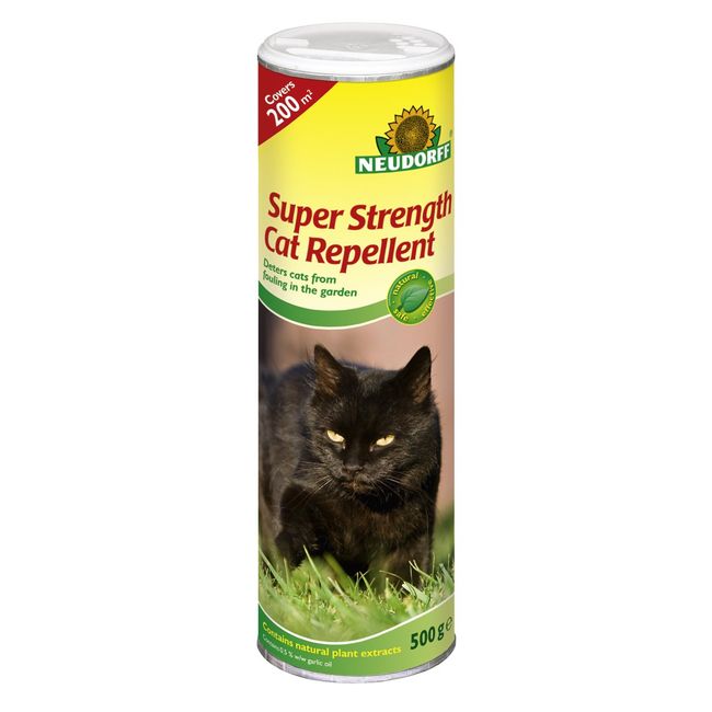 Neudorff Super Strength Cat Repellent Garden, 500g Granules - Natural Cat Deterrents for Garden, Cat Scarers for Gardens, Keep Cats Out of Garden, Cat Repellent Granules, Cat Deterrant, Cat Repeller