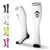 Compression Socks for Men & Women (Cushioned) (One Pair) (White) (Small)