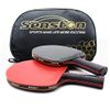 Senston Professional Table Tennis Paddles Advance Intermediate Ping Pong Paddles Set of 2, Table Tennis Racket with Carry Case