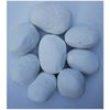 24 Pcs White Ceramic Stone-liike Pebbles For Fireplaces Firepits,Stove,Burnners