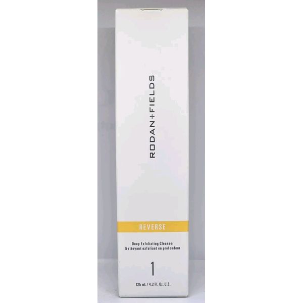 Rodan + Fields Reverse Step 1 Deep Exfoliating Cleanser Sealed New in Box 4.2 oz