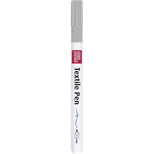 KNORR prandell Textile Pen Thin 1-2 mm Grey