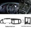 6Pcs Dash Console Gear Shift Box Air Vent Panel Cover Trim for Dodge Charger 15+