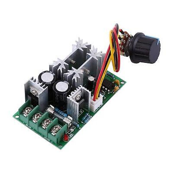 DC Motor PWM Controller Adjustable 10-60V 20A Motor Speed Regulator