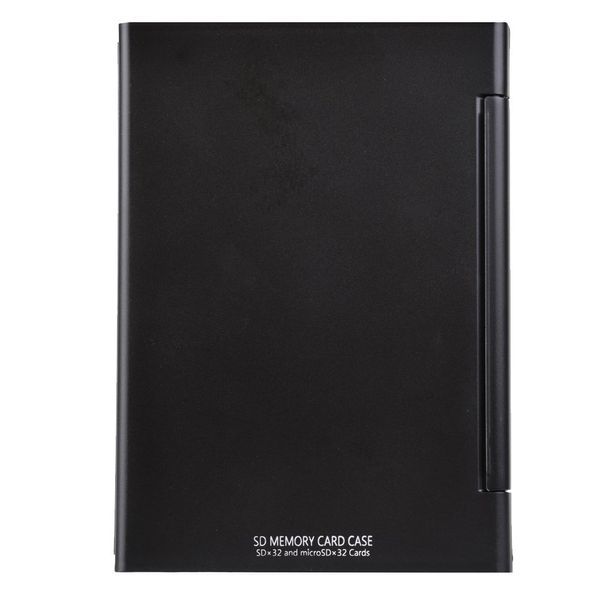 Kenko 704493 SD Card Case AS SD32 BK, Holds 32 SD/Micro SD Cards, Black