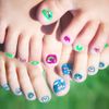 VIWIEU 12枚 ネイルシールこども 女の子 かわいい ユニコーン花柄、選べる600種類 キッズ 極薄 重ね貼り 子供褒美シール ユニコーン・虹・星・月 ネイルステッカー プリンセス 誕生日パーティー 文化祭 学园祭用