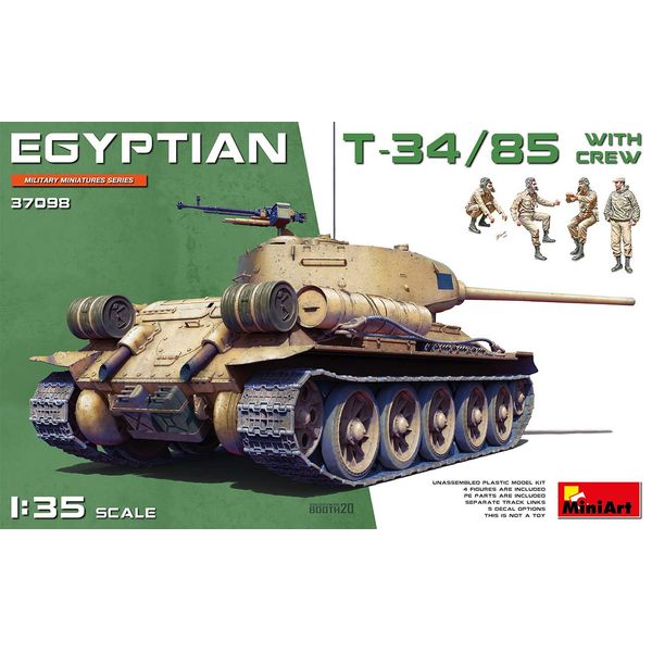 Miniart 1:35 - Egyptian T-34/85 w/Crew