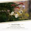 Spode Christmas Tree Collection, 3 Piece Tea Set Ornaments