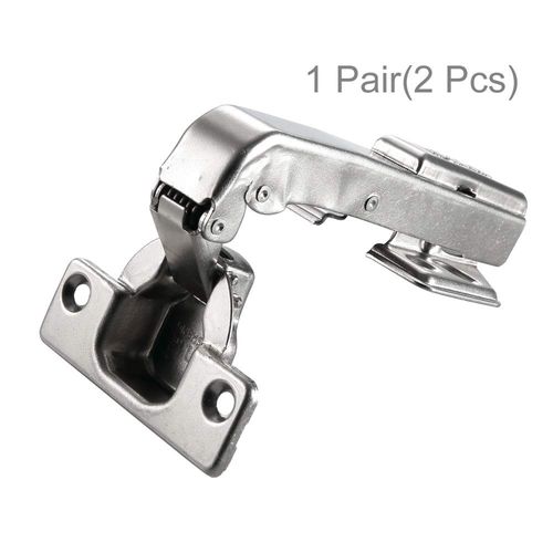 AOLISHENG 90 Degree Cabinet Hinges Soft Close Kitchen Cupboard Blind Corner Hinges Door Hinges 35mm, Concealed Wardrobe Folding Hinges with Screws, 1 Pair