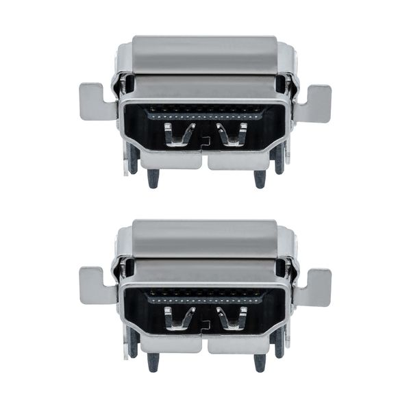 Mcbazel Lot 2 original HDMI Port Buchse, Stecker für Xbox One S, Ersatz HDMI Buchse, Schnittstelle Buchse, Zubehör Konsole, kompatibel mit Xbox One S Konsole