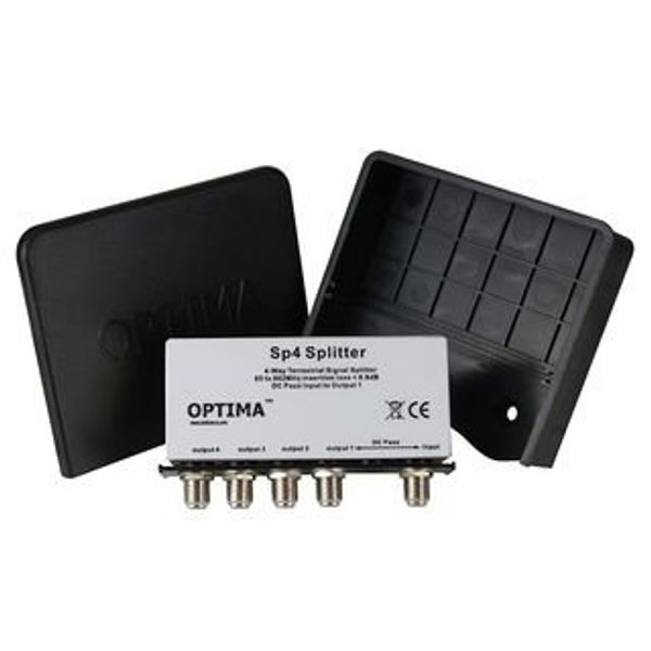 TK9K® - SPLITTER 4-WAY 5-862MHZ Plug Type: UK Product