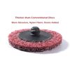 46PCS 2" Roll Lock Sanding Discs Die Grinder Quick Change Disc Set W/ 1/4 Holder