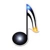Light Up Music Note Flashing Blinking LED Body Light Lapel Pins (25-Pack)