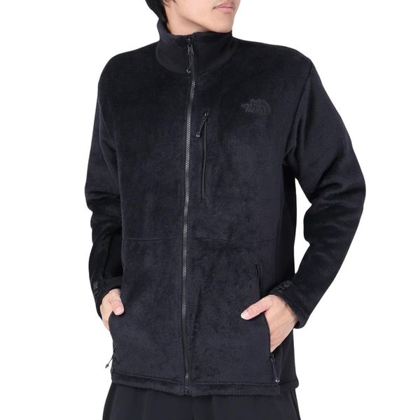 The North Face Men's Fleece Jacket, Zip Inverter, Mid Jacket, Black