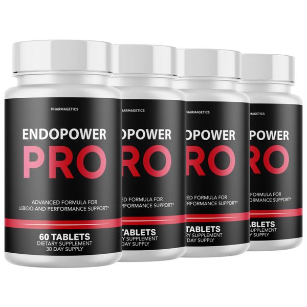 Endopower Pro Advanced Formula for Male Performance Support - 4 Bottles