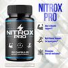 (2 Pack) Nitrox Pro for Men Advanced Max Formula Vitamin Supplement 120 Capsules